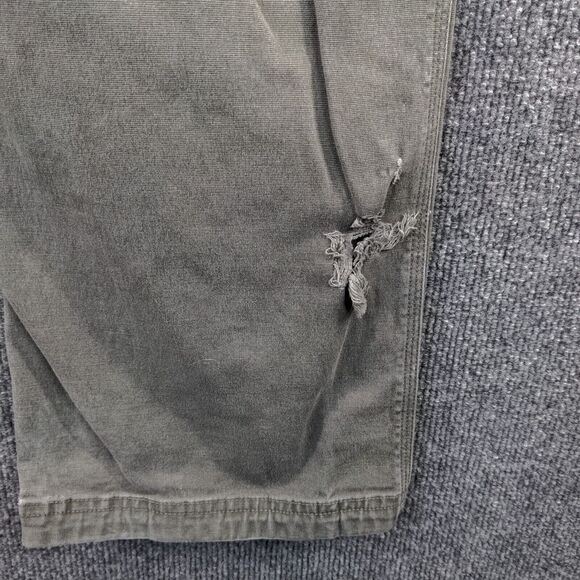 Duluth Trading Co. Flex Fire Hose Straight Leg Pants Mens 42x32 Gray Workwear - Picture 11 of 16